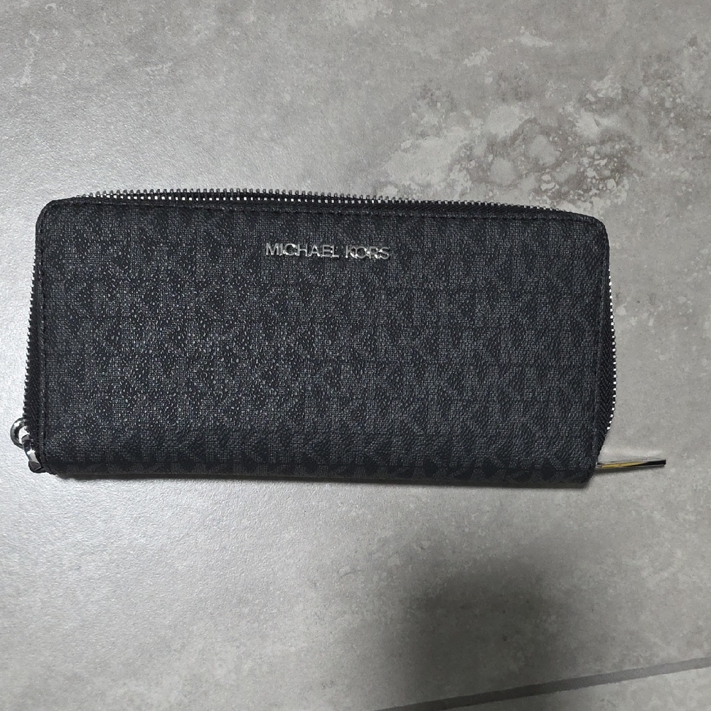 Michael Kors Black Monogram Wallet
